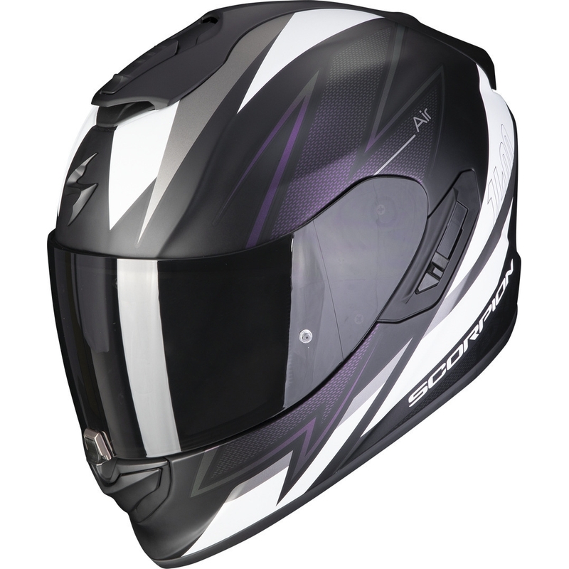 Integralhjelm Scorpion EXO-1400 EVO Air Thelios sort-hvid-lilla