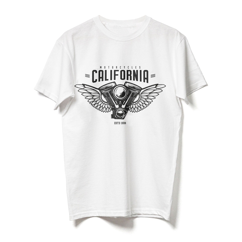 Triko RSA California bílé výprodej