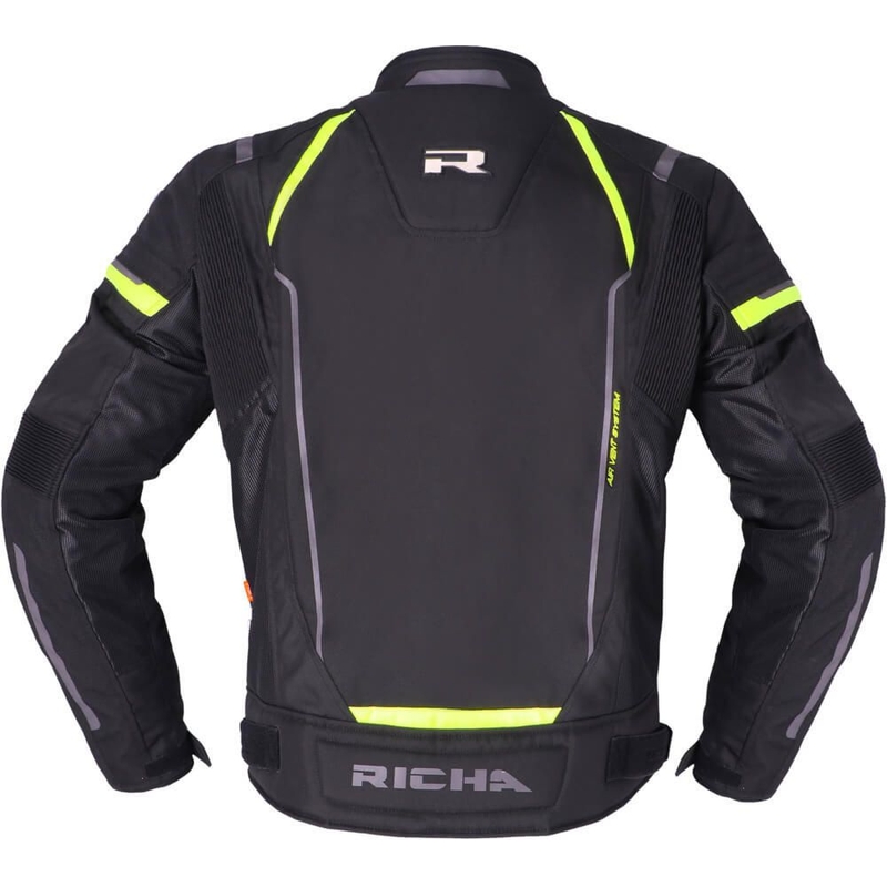 Bunda na motorku RICHA Airstream 3 černo-fluo žlutá výprodej