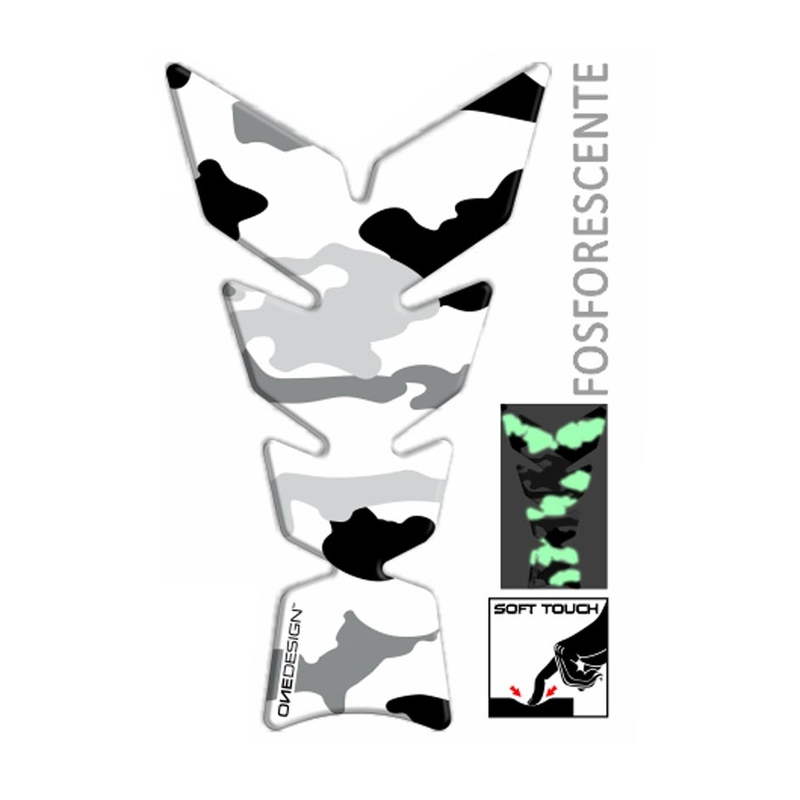 Brændstoftankdæksel - tankpad Print Mimetic Phosphorescent udsalg