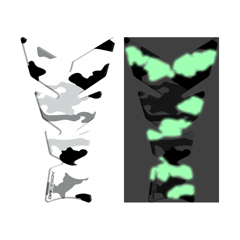 Brændstoftankdæksel - tankpad Print Mimetic Phosphorescent udsalg