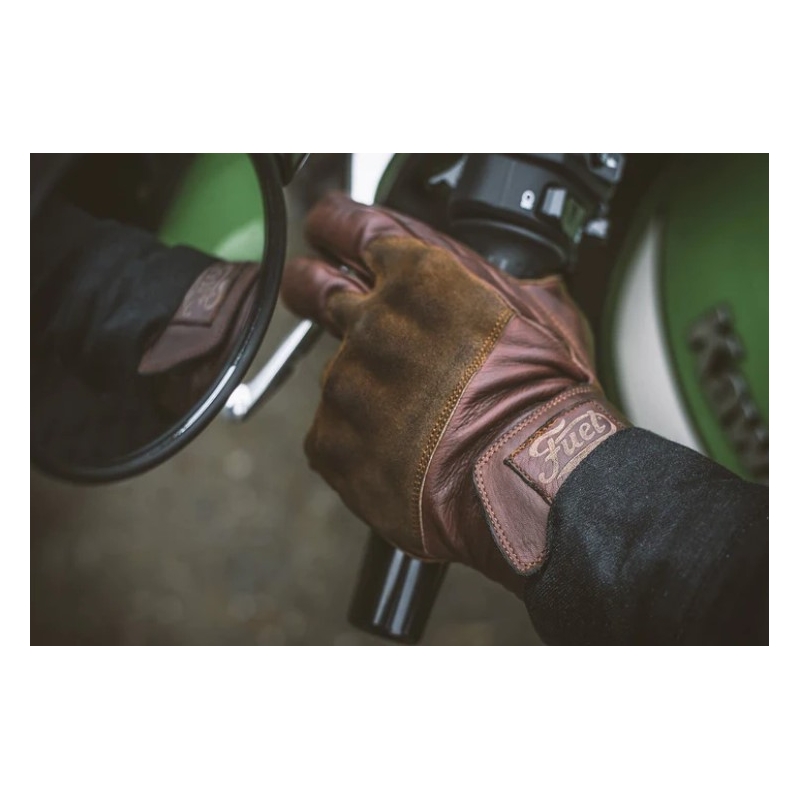 Fuel Rodeo Motorcykelhandsker Brun