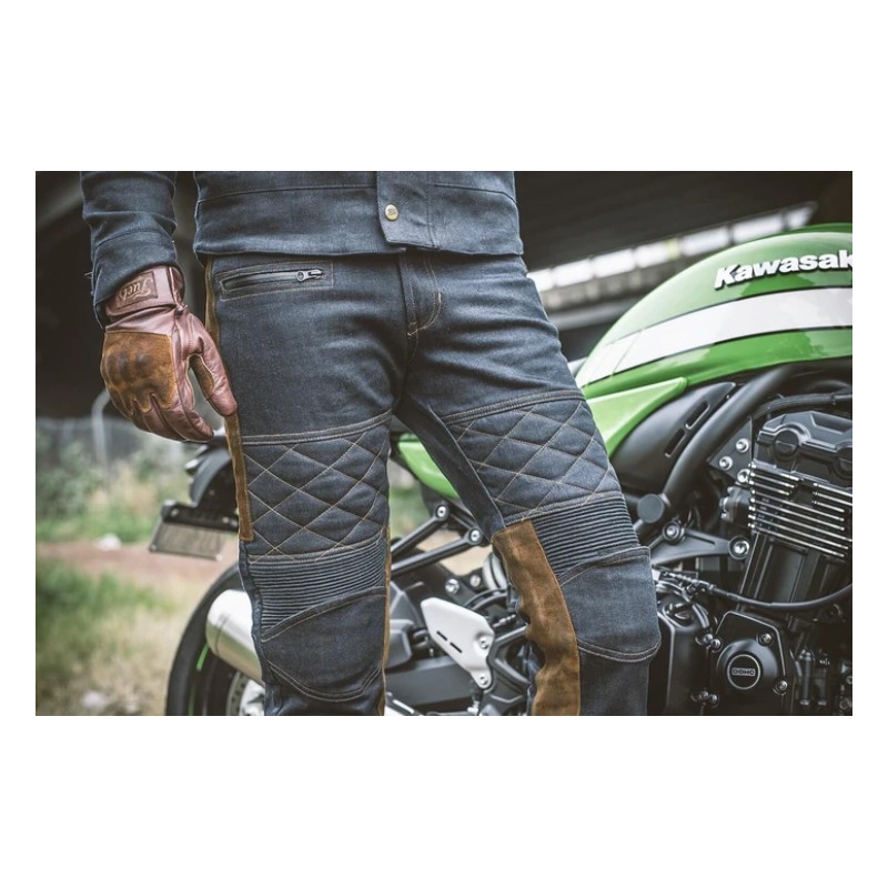 Fuel Rodeo Motorcykelhandsker Brun