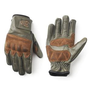 Fuel Rodeo motorcykelhandsker grøn-brune