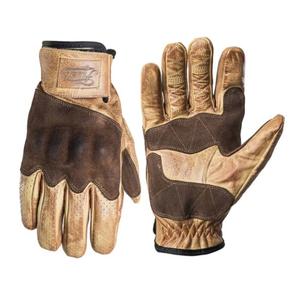 Motorcykelhandsker Fuel Rodeo brun-gul