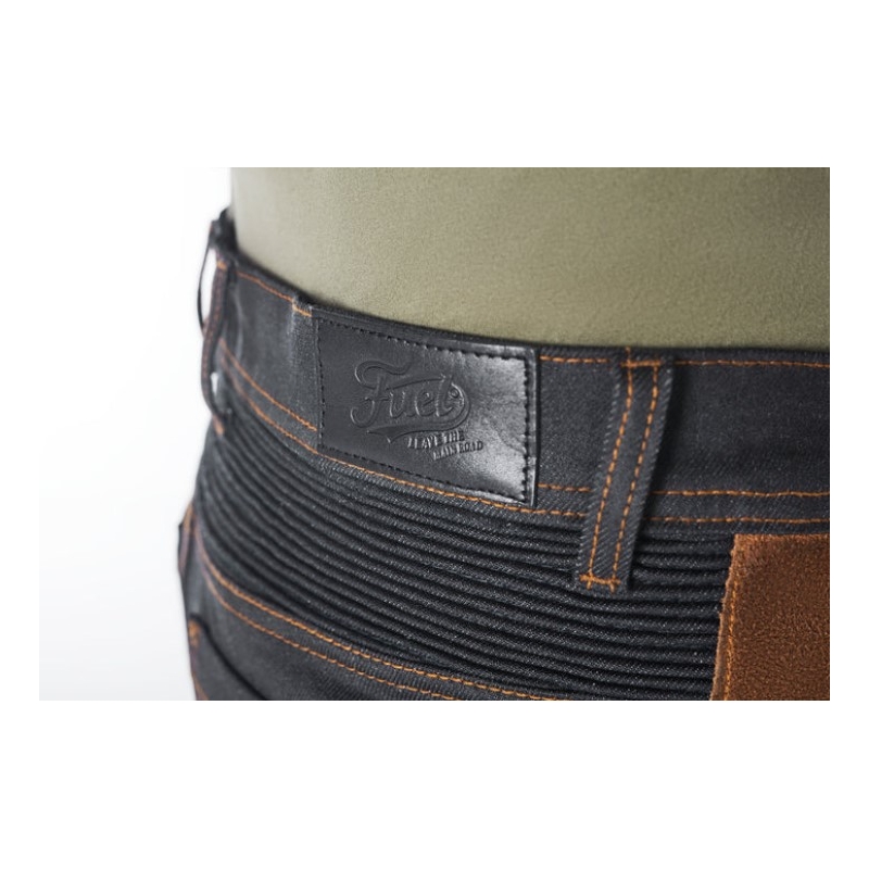 Motorcykelbukser Fuel Sergeant 2 Waxed Brown og Black