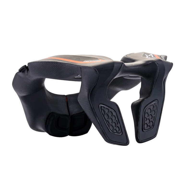 Alpinestars Neck Support nakkebeskytter til unge, sort og orange