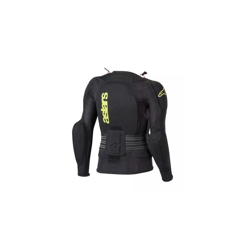 Alpinestars Bionic Plus Kids Body Protector Sort-Fluo Yellow