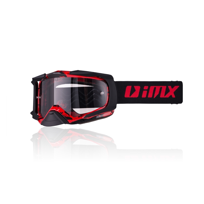 Motokrosové brýle iMX Dust Graphic červeno-černé