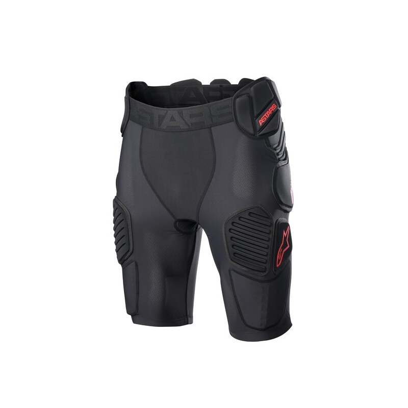 Alpinestars Bionic Pro motocross-shorts i sort og rød