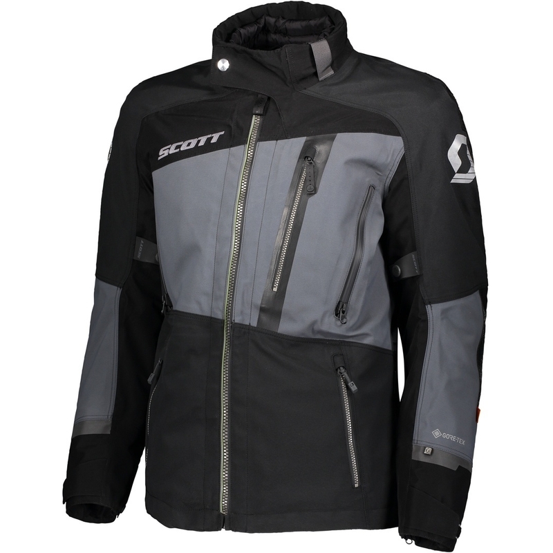 Motorcykeljakke SCOTT Priority GTX sort-grå