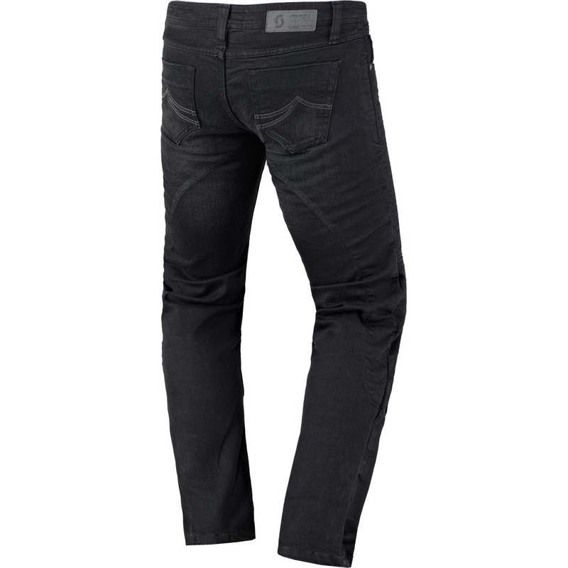 SCOTT Denim Stretch Motorcycle Jeans til kvinder Sort