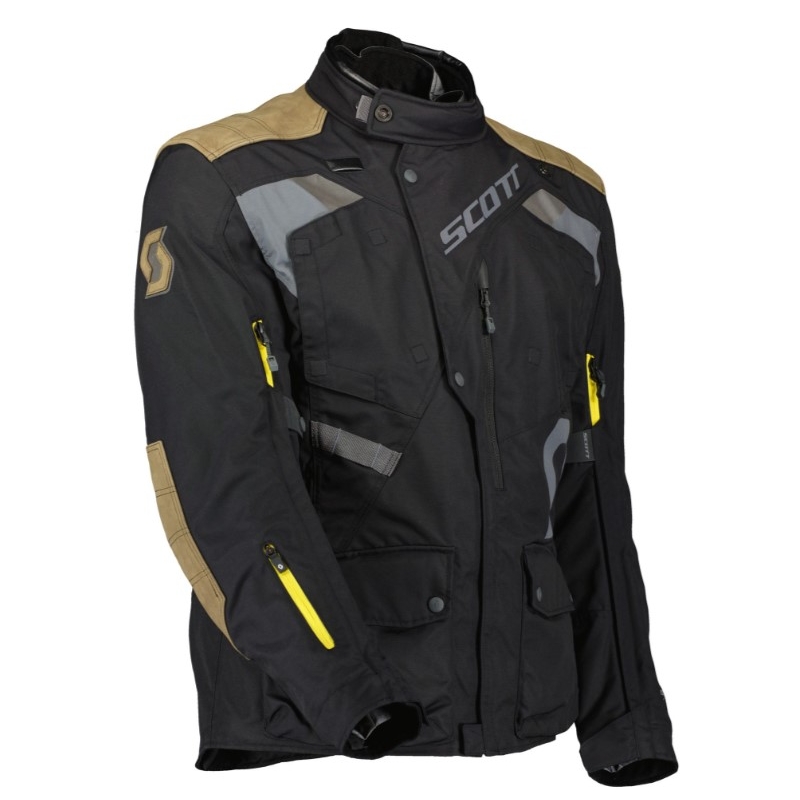 Motorcykeljakke SCOTT Dualraid Dryo sort udsalg
