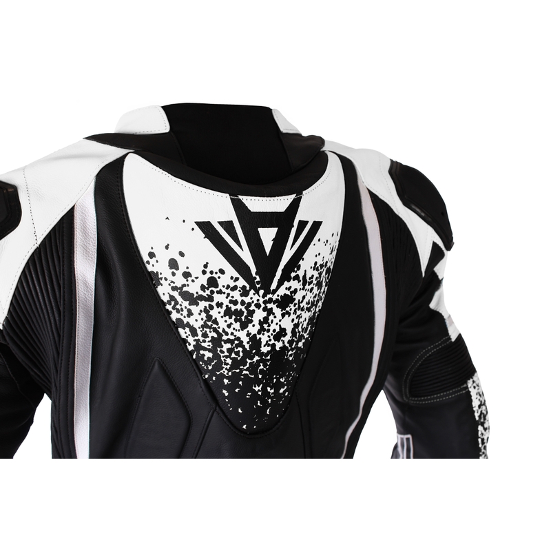 RSA GT2 sort og hvid motorcykeloverall udsalg