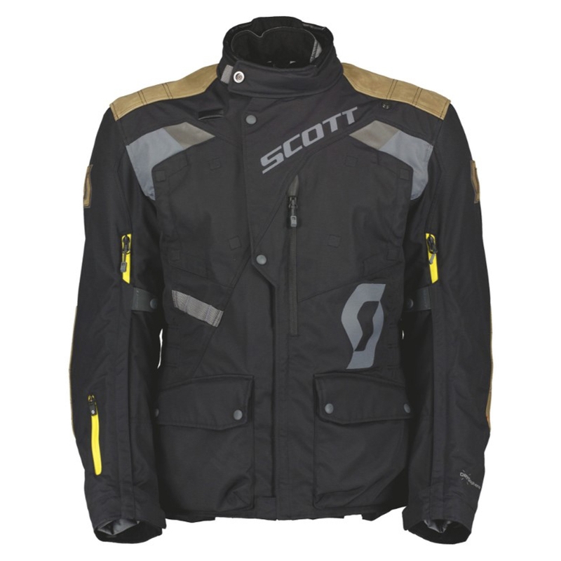 Motorcykeljakke SCOTT Dualraid Dryo sort udsalg