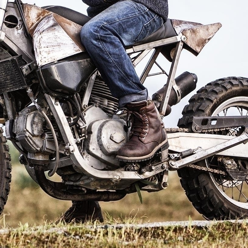 Motorcykelstøvler Stylmartin Ace brun