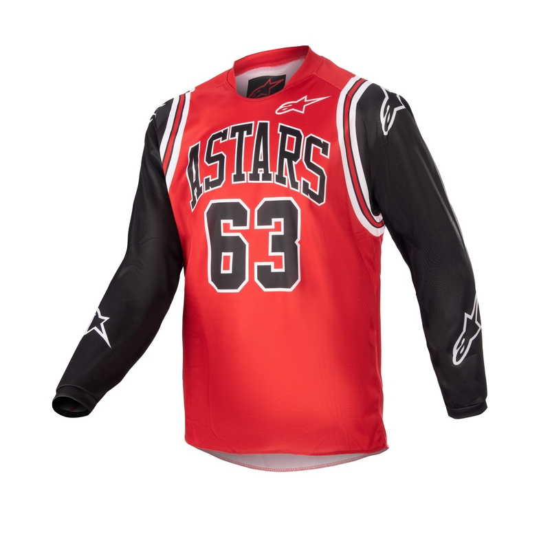 Alpinestars Racer Acumen Limited Edition rød, sort og hvid motocrosstrøje til børn