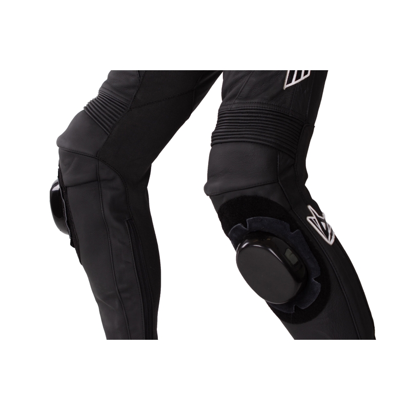 RSA GPX 2 sort-hvid motorcykeloverall udsalg