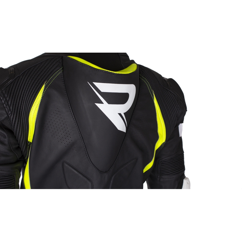 Street Racer Fast Track 2 Sort-hvid-fluogul motorcykeloverall udsalg