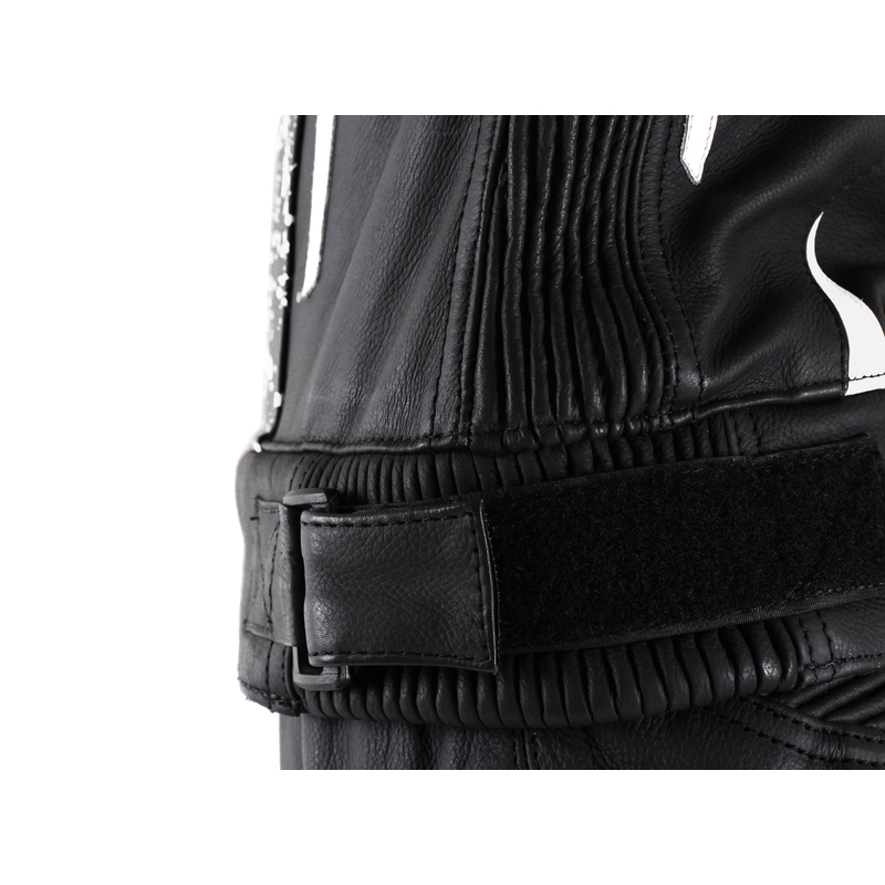 RSA GT2 sort og hvid motorcykeloverall udsalg