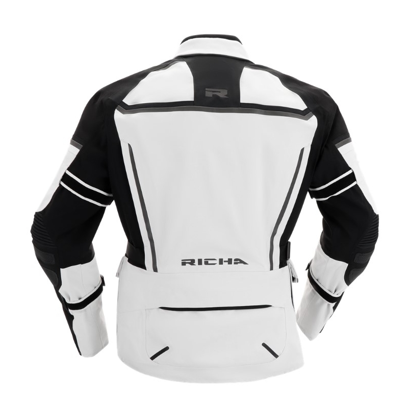 Bunda na motorku RICHA Atlantic 2 Gore-Tex černo-šedá výprodej