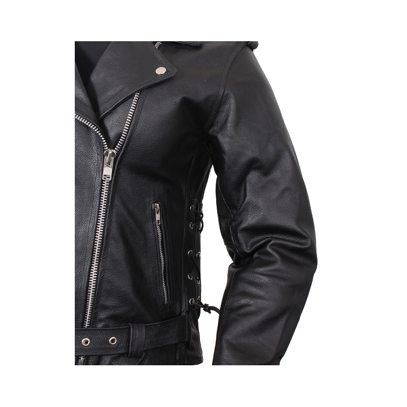 Dame læder Crook RSA Chopper sort