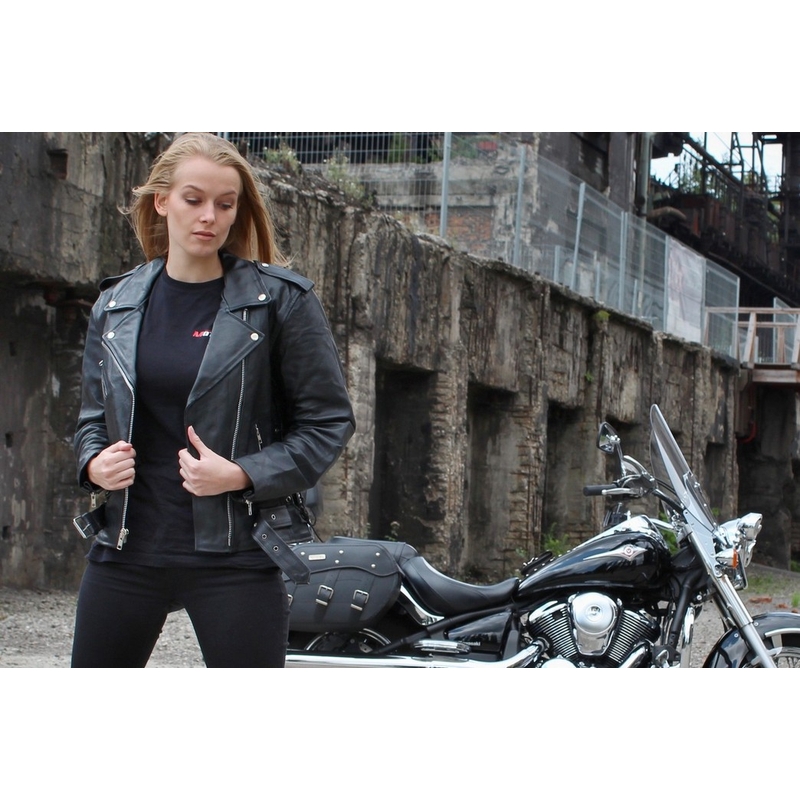 Dame læder Crook RSA Chopper sort