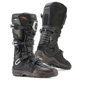 Eleveit X PRIVILEGE WP ENDURO sortbrune motorcykelstøvler