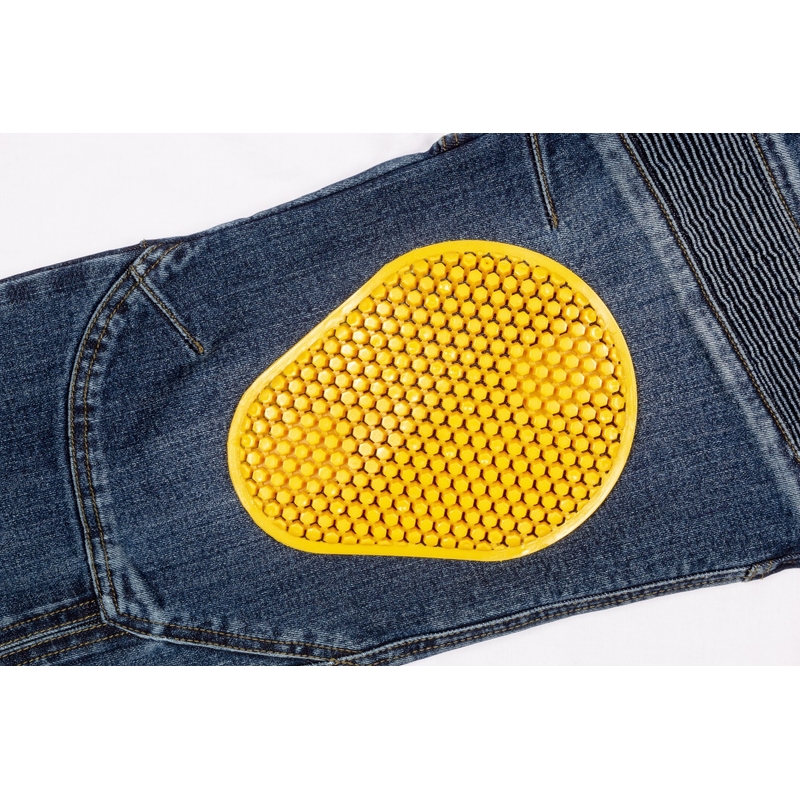 Ayrton 505 motorcykeljeans, vasket blå