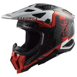 Motocrosshjelm LS2 MX703 C X-Force Victory sort-rød-hvid
