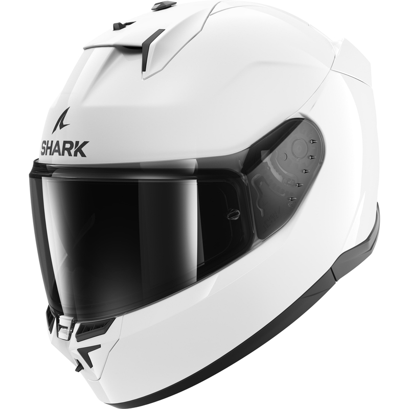 Integrální přilba na motorku SHARK D-SKWAL 3 Blank bílá lesklá