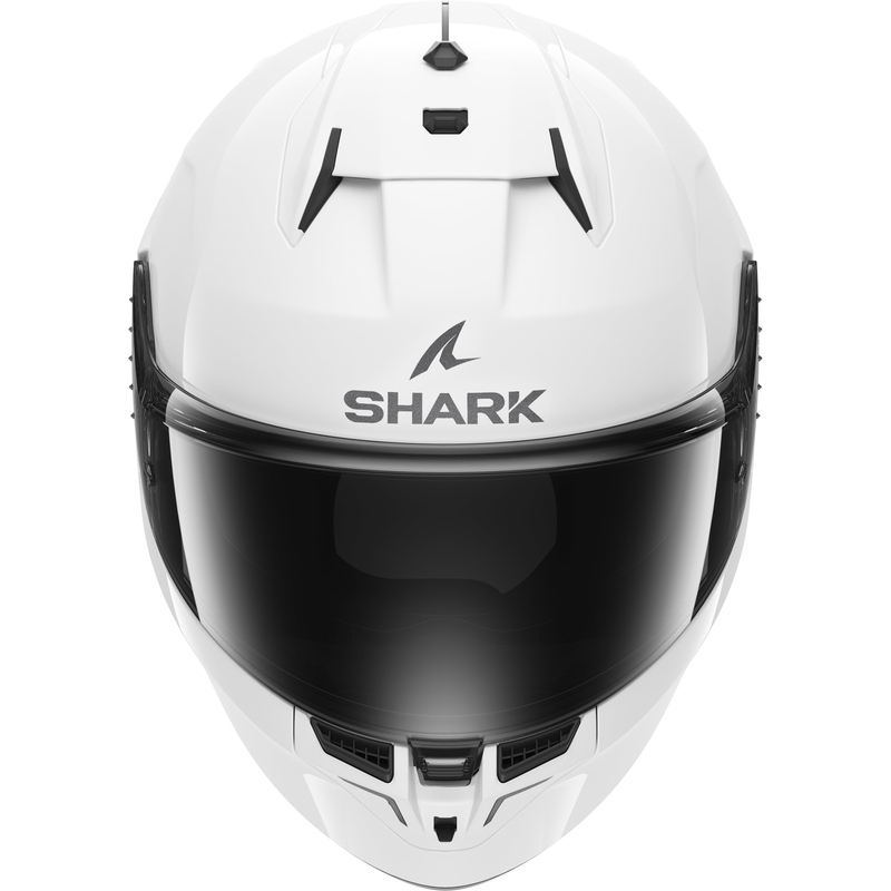 Integrální přilba na motorku SHARK D-SKWAL 3 Blank bílá lesklá