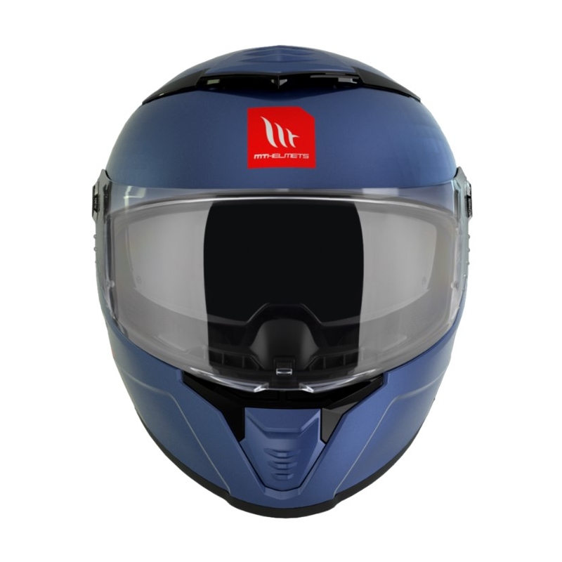 MT FF118SV Thunder 4 SV integreret motorcykelhjelm blå mat udsalg
