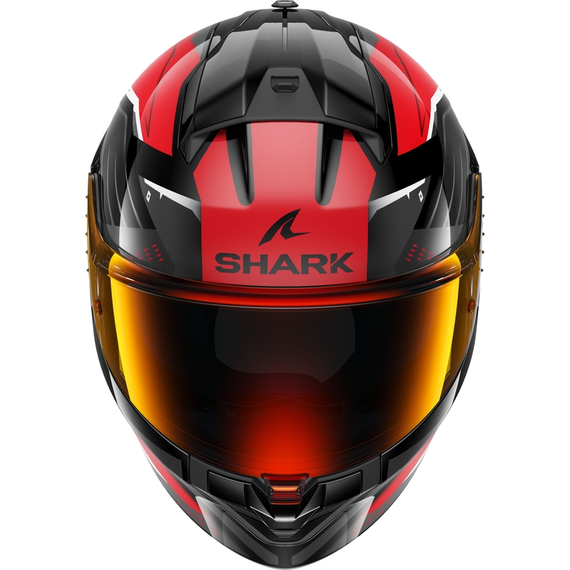 Integrální přilba na motorku SHARK RIDILL 2 BERSEK černo-šedo-červená