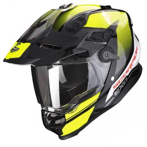 Enduro-motorcykelhjelm SCORPION ADF-9000 AIR Trail sort-fluogul