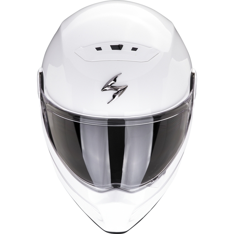 Integreret motorcykelhjelm SCORPION COVERT FX hvid