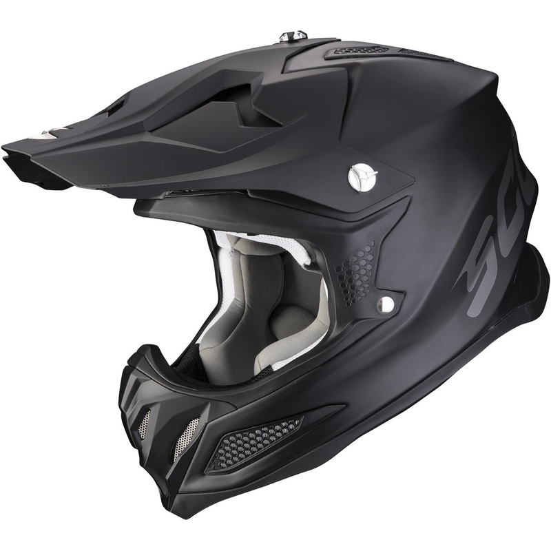 Motocrosshjelm Scorpion VX-22 Air Solid sort mat
