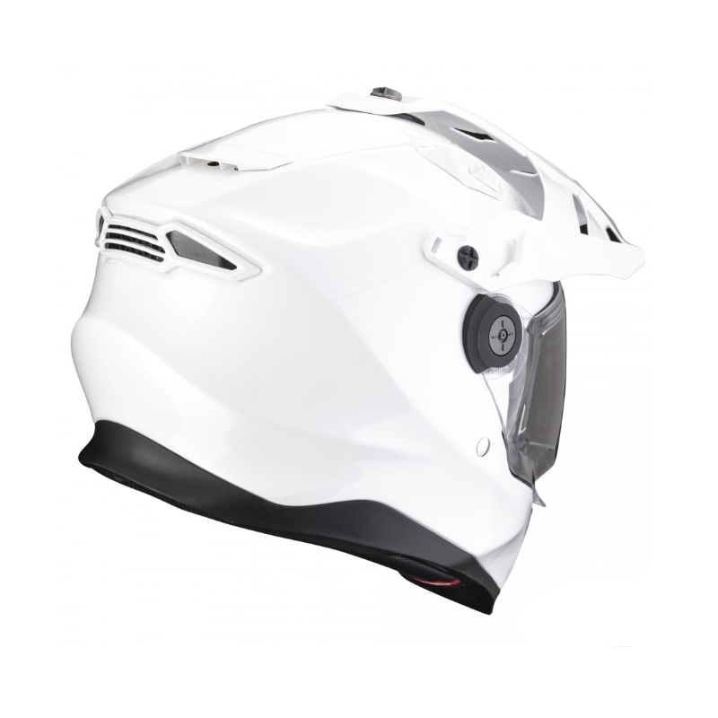 Enduro-motorcykelhjelm SCORPION ADF-9000 AIR Solid perlehvid