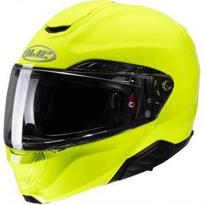 Flip-up motorcykelhjelm HJC RPHA 91 Ensfarvet fluo grøn