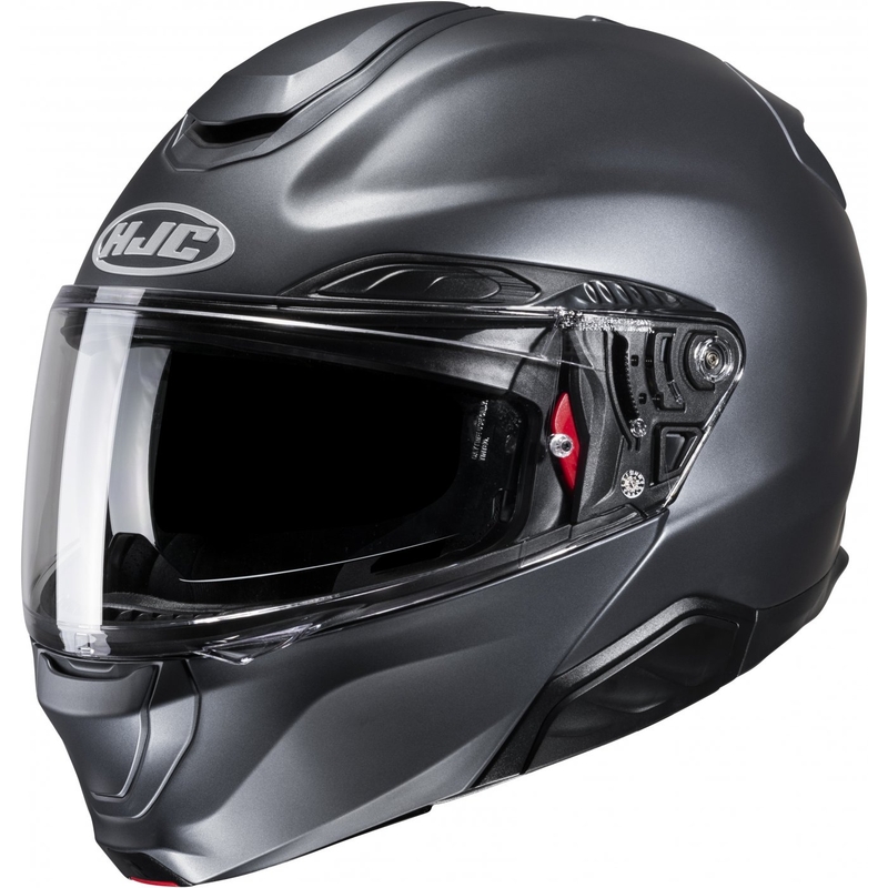 Flip-up motorcykelhjelm HJC RPHA 91 Solid semi-flad antracitgrå