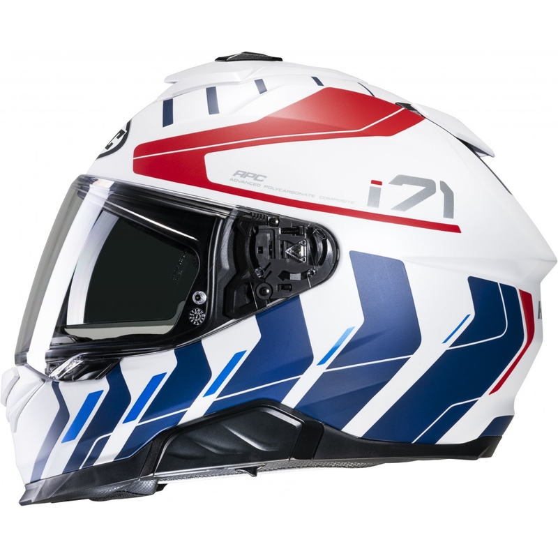 Integreret motorcykelhjelm HJC i71 Simo MC21SF rød-blå-hvid