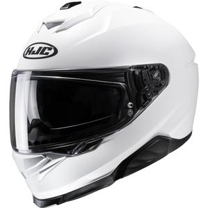 Integral motorcykelhjelm HJC i71 Solid Semi Flat Pearl White
