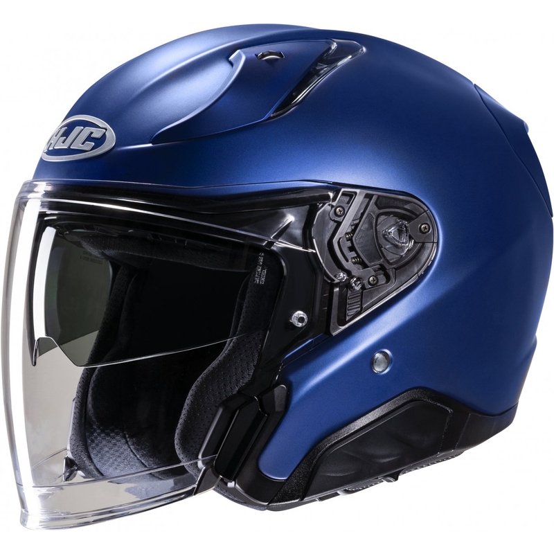 Åben motorcykelhjelm HJC RPHA 31 Solid semi flat metallic blue