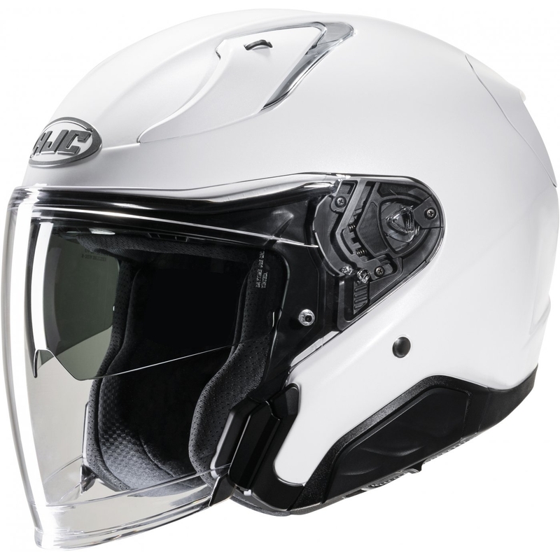 Åben motorcykelhjelm HJC RPHA 31 Solid pearl white