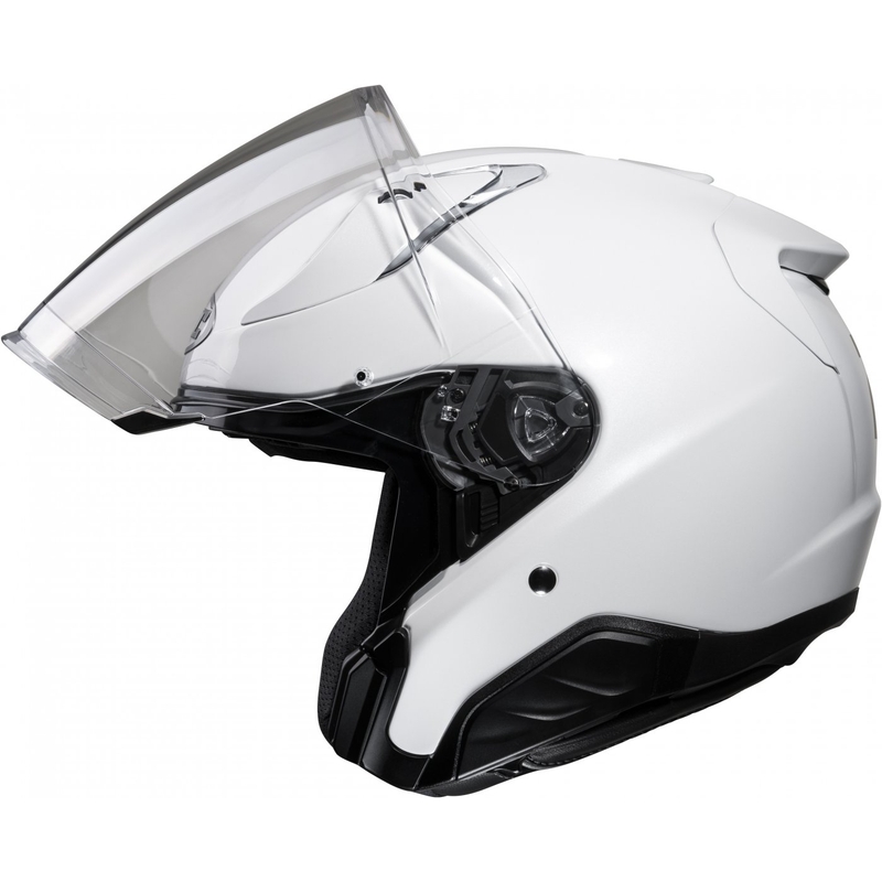 Åben motorcykelhjelm HJC RPHA 31 Solid pearl white