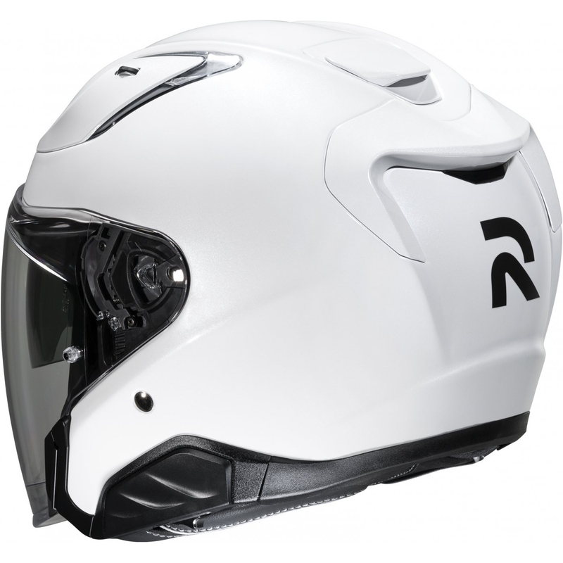 Åben motorcykelhjelm HJC RPHA 31 Solid pearl white