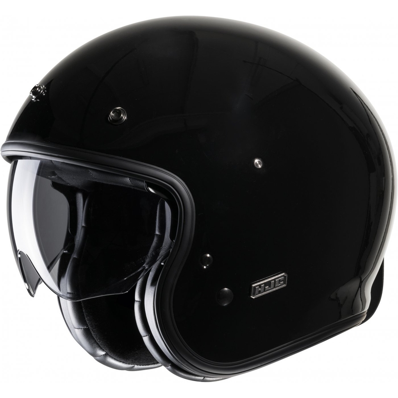 HJC V31 Solid Black Open motorcykelhjelm