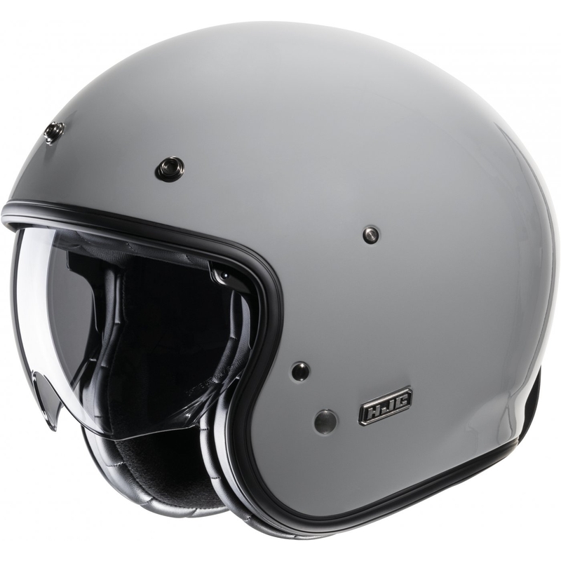 Åben motorcykelhjelm HJC V31 Solid n. grå