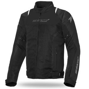 Motorcykeljakke SEVENTY DEGREES SD-JR48 sort udsalg