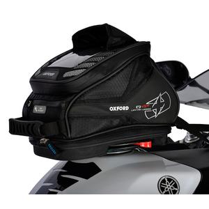 Tanktaske til motorcykel Oxford Q4R QR-sort